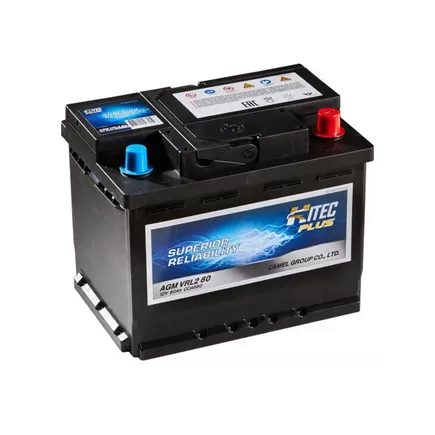 Hitec VRL2 AGM 60 A/h 640 A R+ 242x175x190 мм