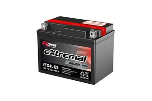 RDrive eXtremal Silver YTX4L-BS 3,5 A/h 50 A R+ 130x70x85 мм
