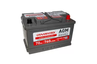 Dynamatrix-Korea DEK700 AGM 70 A/h 760 А R+ 278x175x190 мм