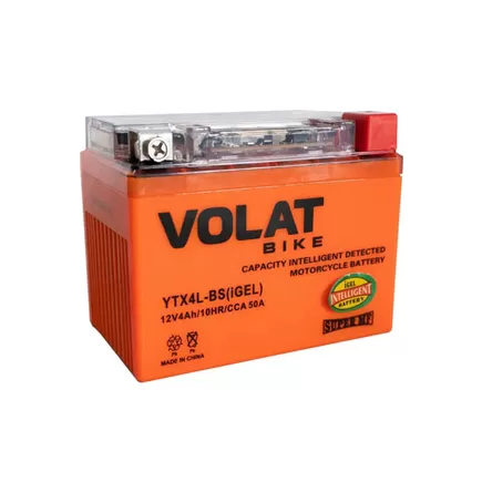 VOLAT  YTX4L-BS iGEL 4 A/h 50 A R+ 113х70х85 мм