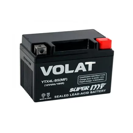 VOLAT YTX4L-BS MF 4 A/h 50 A R+ 113х70х85 мм