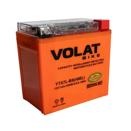 VOLAT YTX7L-BS iGEL  7 A/h 100 A R+ 113х70х130 мм