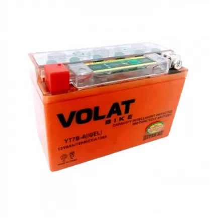 VOLAT YT7B-4 iGEL  8 A/h 130 A L+ 150х65х93мм