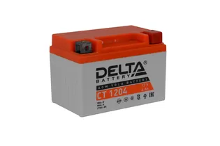Delta AGM СТ 1204 4 A/h 50 A R+ 113x70x85 мм