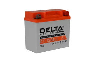 Delta AGM СТ 1205.1 (5 A/h 65A R+) 120x60x130 мм