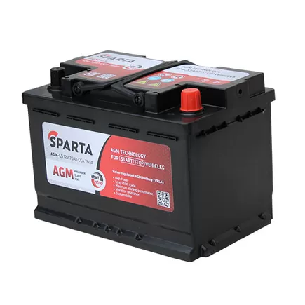 Sparta AGM L-3 70 A/h 760 А R+ 275х175х190 мм