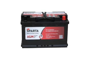 Sparta AGM L-4 80 A/h 850 A R+ 315x175x190 мм