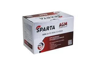 Sparta AGM L-4 80 A/h 850 A R+ 315x175x190 мм