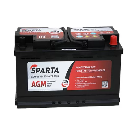 Sparta AGM L-5 95 A/h 900 A R+ 353x175x190 мм