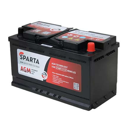 Sparta AGM L-5 95 A/h 900 A R+ 353x175x190 мм