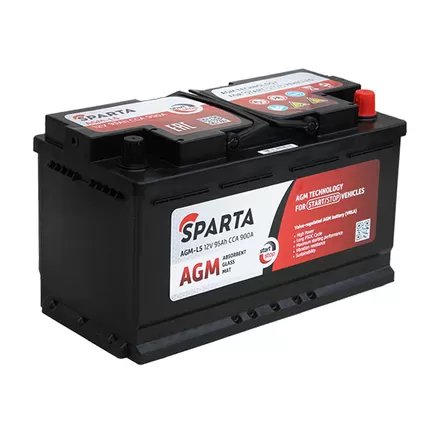 Sparta AGM L-5 95 A/h 900 A R+ 353x175x190 мм