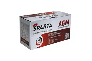 Sparta AGM L-6 105 A/h 950 A R+ 393x175x190 мм