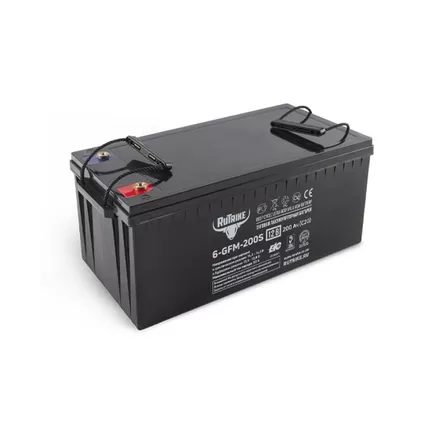 Аккумулятор RuTrike 6-GFM-200 (12В/200 A·ч)
