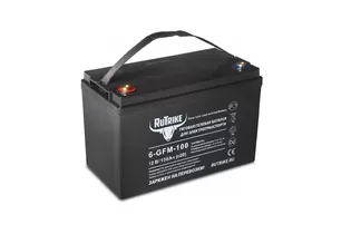 Аккумулятор RuTrike 6-GFM-100  (12В/100 A·ч)