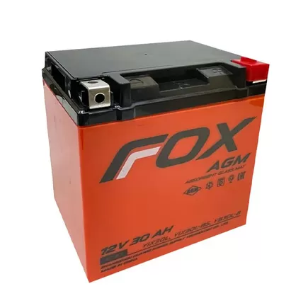 FOX 1230 30 A/h 390 A R+ 166x126x175 мм