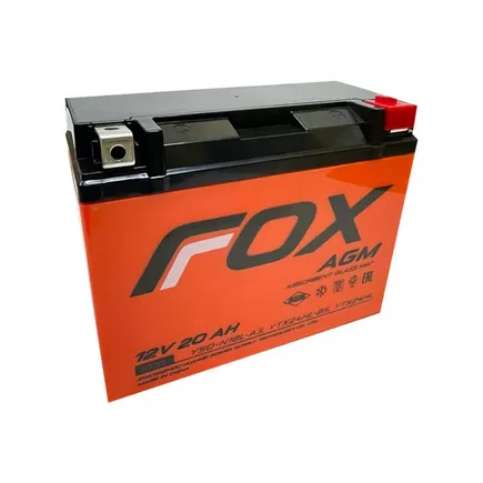 FOX 1220 20 A/h 340 A R+ 205x87x162 мм