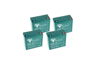 Комплект гелевых аккумуляторов RuTrike 6-DZF-20 (48B20A·ч)