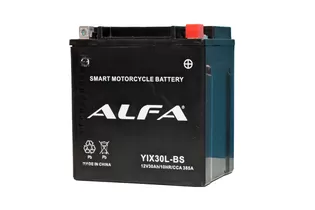 Alfa YIX30L-BS 30 A/h 385 A R+ 166x128x173 мм