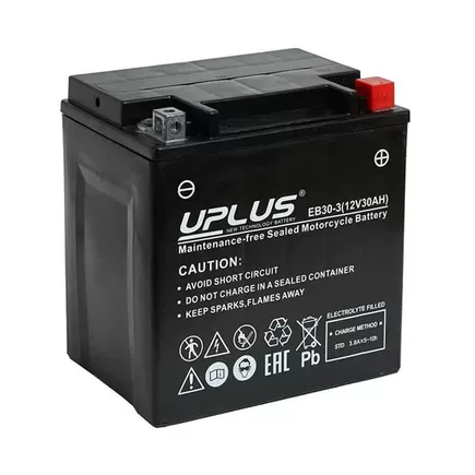 UPlus EB30-3 30 A/h 385 A R+ 166x128x173 мм