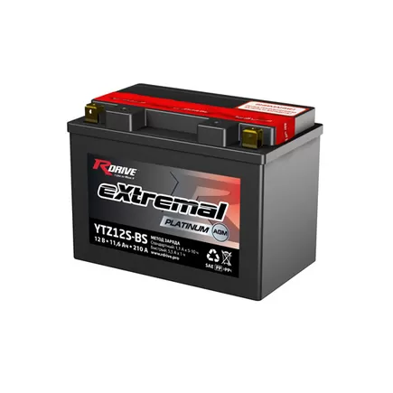 RDrive eXtremal Platinum YTZ12S-BS 11 A/h 210 A L+ 151x86x110 мм