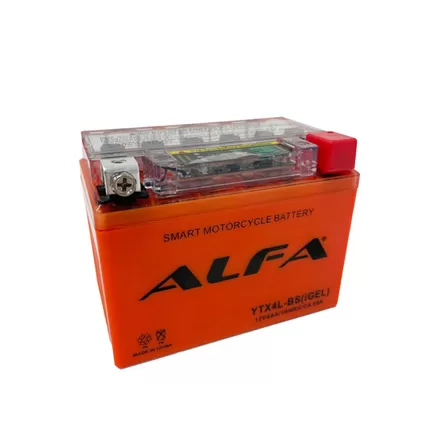 Alfa iGel YTX4L-BS 4 A/h 50 A R+ 113x70x85 мм