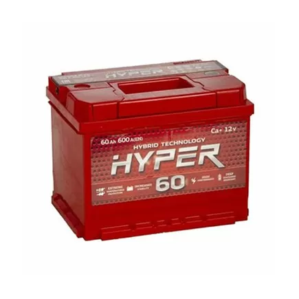 Hyper 60 A/h 600 A R+ 242x175x190 мм