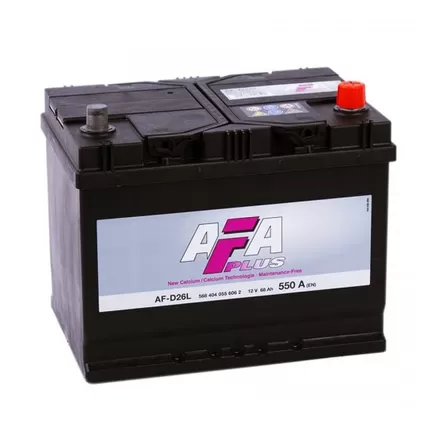 AFA Plus 68 A/h 550 A R+ 260x173x220 мм