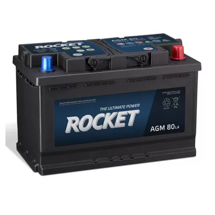Rocket AGM 80 A/h 800 A R+ 315x175x190 мм