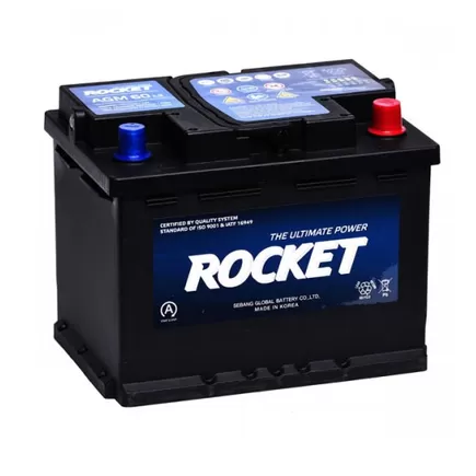 Rocket AGM 60 A/h 640 A R+ 242x175x190 мм