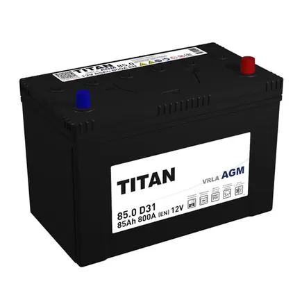 Titan AGM D31 85 A/h 800 A R+ 310x175x220 мм