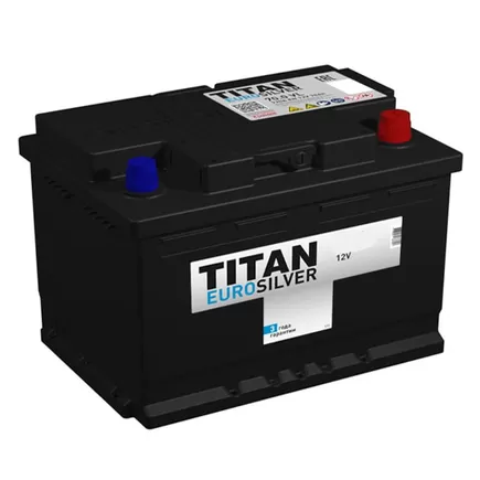 Titan Eurosilver 75 A/h 720 А R+ 278x175x190 mm