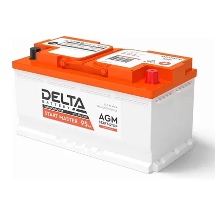 Delta Start Master 95 A/h 850 A R+ 353x175x190 мм