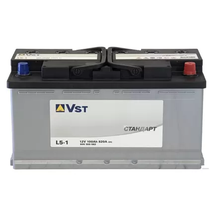 VST Стандарт L5-1 100 A/h 820 A R+ 353x175x190 мм