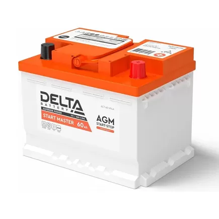 Delta Start Master AGM 60 A/h 660 A R+ 242x175x190 мм