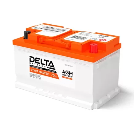 Delta Start Master AGM 70 A/h 760 А R+ 278x175x190 мм