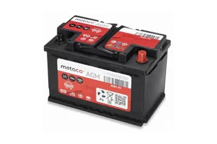 Metaco AGM 70 A/h 760 А R+ 278x175x190 мм