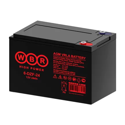 Аккумулятор WBR 6-DZF-24 (12В/24 А·ч)