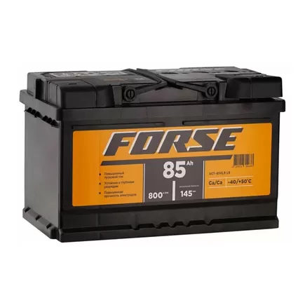 Forse 85 R 85 A/h 800 A R+ 315x175x175 мм (низкая)