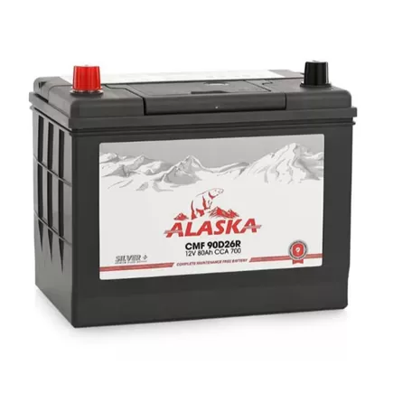 Alaska CMF 90D26R 80 A/h 700 A L+ 260x175x200(220) мм