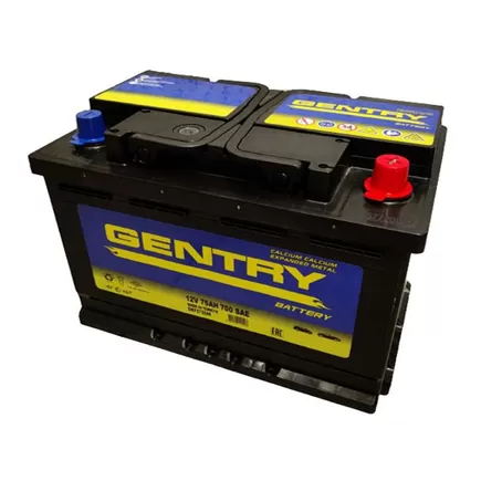 Gentry 75 A/h 700 A R+ низкий 278х175x175 мм