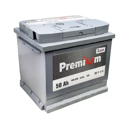 Zion Premium 50 A/h 450 A R+ 207х175х190 мм