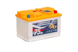 Подольские аккумуляторы 75 A/h 670 А R+ 278x175x190 мм