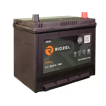 Ridzel ABA80.0 80 A/h 680 A R+ 260x175x225 мм
