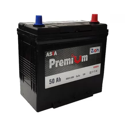 Zion Premium Asia 50 A/h 450 A R+ 230x129x200(220) мм