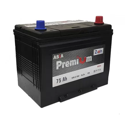 Zion Premium Asia 75 A/h 640 A R+ 260x175x200(220) мм