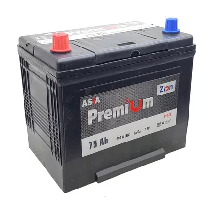 Zion Premium Asia 75 A/h 640 A L+ 260x175x200(220) мм