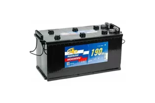 Подольские аккумуляторы 190 A/h 1200 А R+ (под болт) 513x210x220 мм