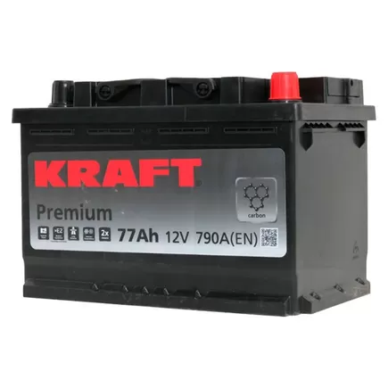 Kraft Premium 77 A/h 790 A R+ 278x175x190 мм