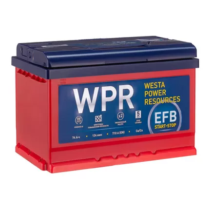 WPR EFB 74 A/h 710 A R+ 278x175x175 мм