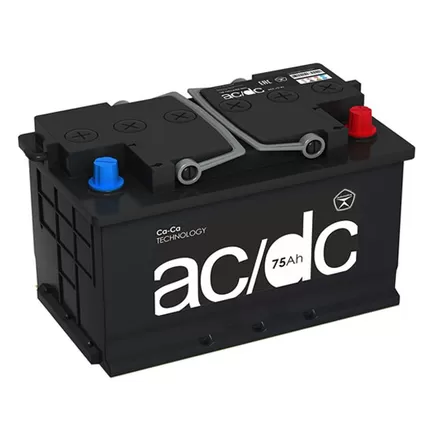 AC/DC 75 A/h 610 A R+ 278x175x190 мм